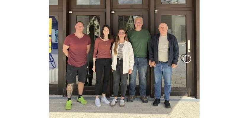 Das Energieteam der Gemeinde Ellhofen beim Auftakt